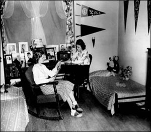 Dorm room, ca. 1950s