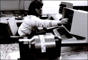 computer laboratory, ca. 1980