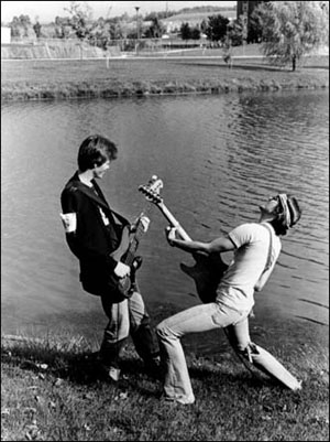 playing music, 1982