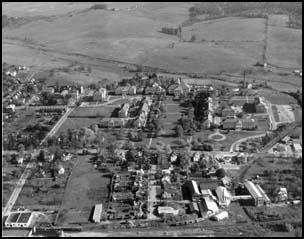 aerial view, ca. 1950s